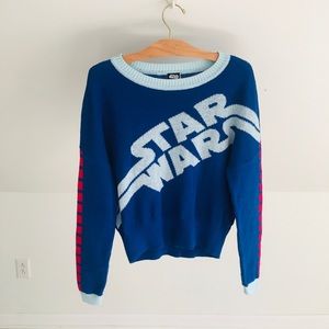 Blue Star Wars Sweater Brand New